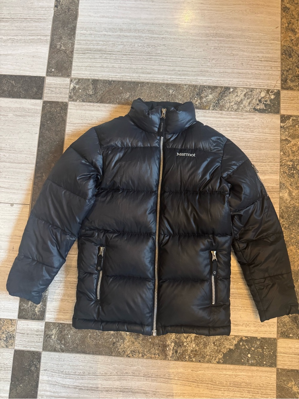 Marmot Kids Black Puffer Jacket